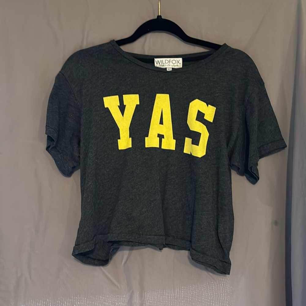 Wildfox Couture YAS Middie Tee Size L